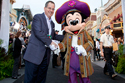 Disneyland Resort President, George Kalogridis and Mickey Mouse