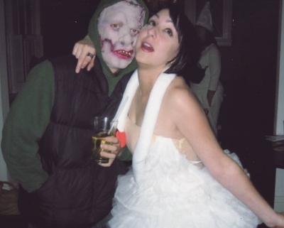 In 2007 I repurposed an old bridesmaid dress and made the Bjork swan dress