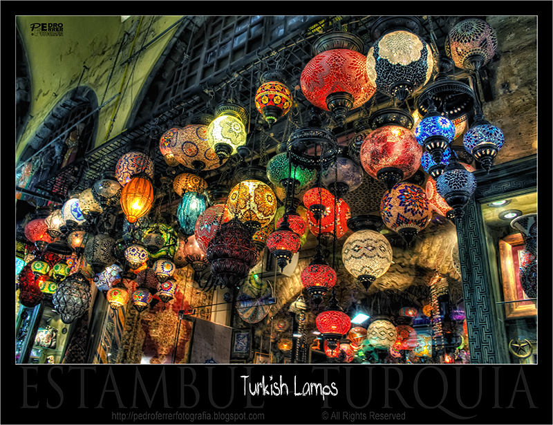 Lámparas turcas - Turkish lamps