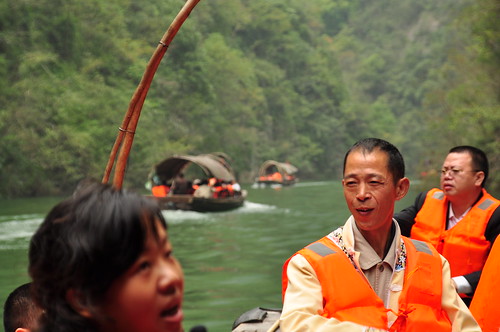 Cruise on inflow of Yangtze River