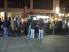 Line around Halal Cart at 53rd and 6th