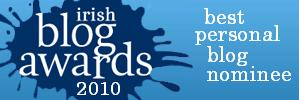 Irish Blog Awards badge