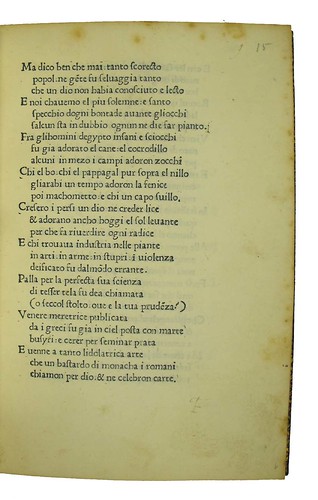 Page of text with variant reading in Cornazzano, Antonio: La vita di Cristo