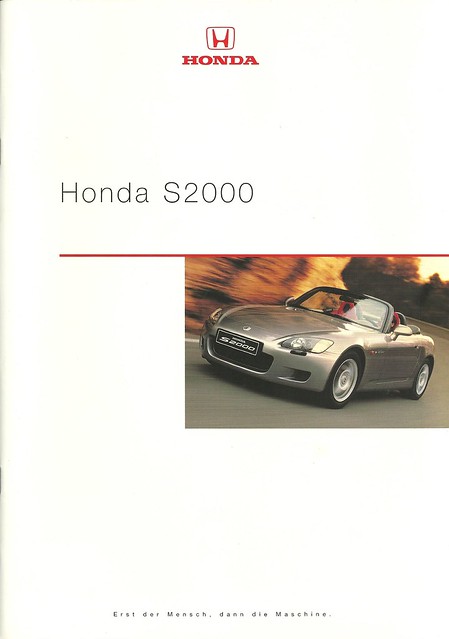 sport honda brochure s2000 cabriolet