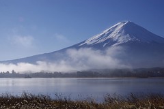 河口湖からの富士山 - Mt.Fuji and Lake Kawaguchi