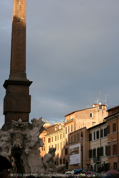 Luce a piazza Navona