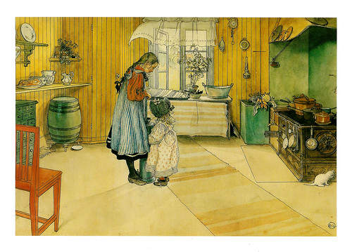 Carl Larsson 'The Kitchen'