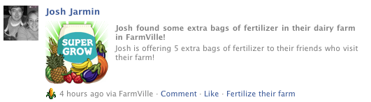 Facebook - FarmVille Activity