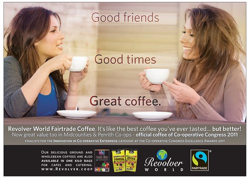 Revolver coffee advertisement