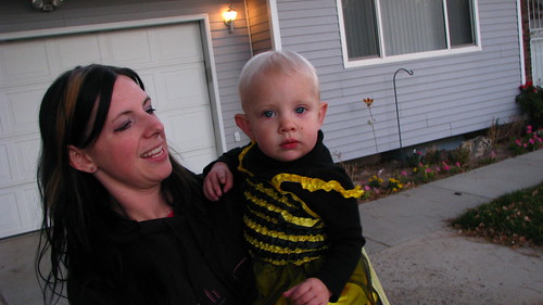 The bumble bee and her mommy