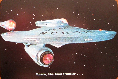 Star Trek postcard: the finap frontier...
