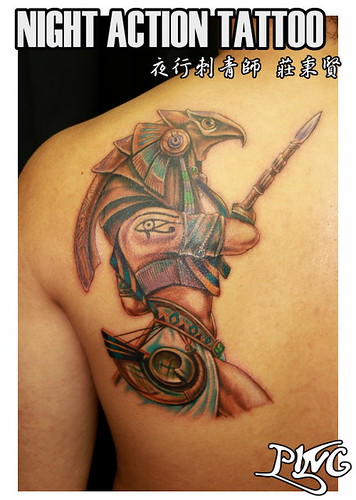  Horus tattoo 埃及守護神-霍爾斯 刺青 