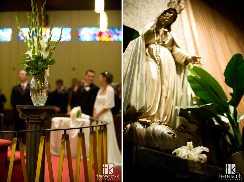 Beautiful Catholic wedding in Turlock, Sacred Heart Parish, Turlock wedding photographer Teresa K photography