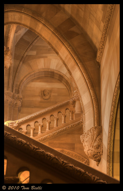 Million Dollar Staircase - New York State Capitol Building by Tom Bielli