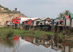 Stilt houses..Cambodia