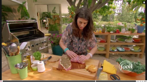 Claire Robinson on Grill It! with Bobby Flay