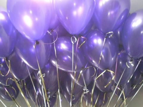 空飄氣球，珍珠紫50顆 by dod_balloon