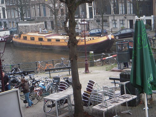Imagine living on a canal in Amsterdam...