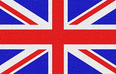 United Kingdom's Flag Looking Like Canvas