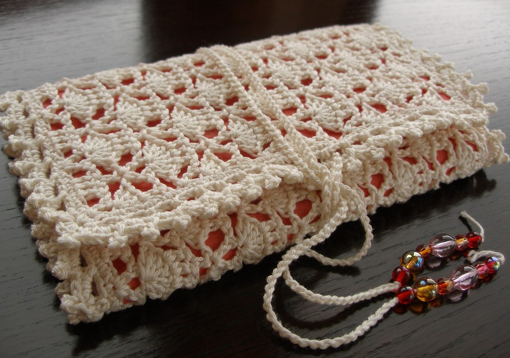 Crocheted crochet hook case