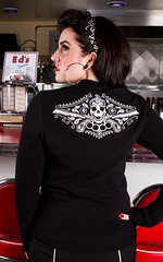 Miss Fortune - Grease n Glory Cardigan-back