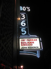 Jay Farrar and Ben Gibbard, Bimbo's 365 Club, 10-24-09