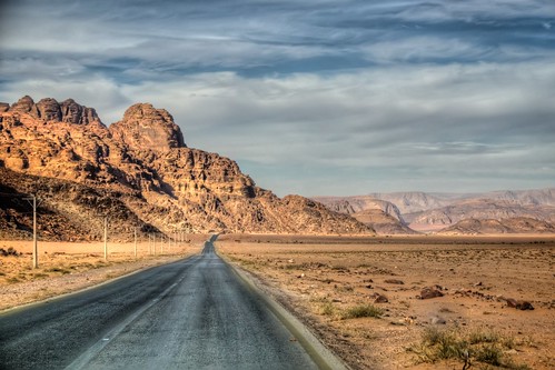 The Road to Wadi Rum