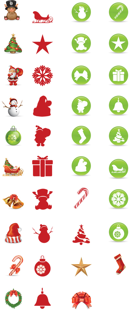 Free Smashing Christmas Icon Set