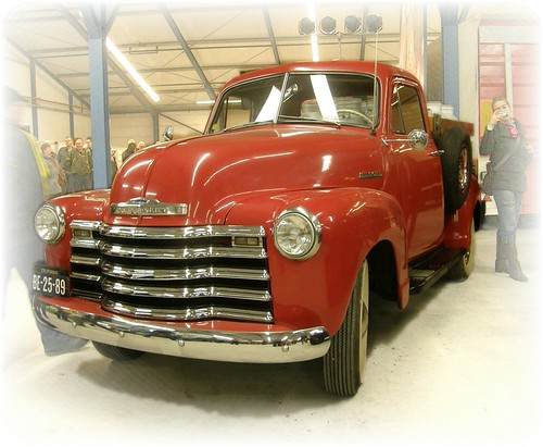 Chevrolet Pick Up 3100 bouwjaar 1953 motor 6 cilinder benzine 68kw 92pk