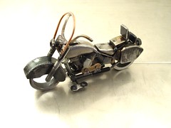 Custom Motorcycle Sculpture Harley Davidson Heritage Softail Classic by Josh Welton