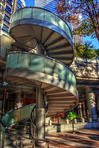 Spiral stairway (Shinjuku)