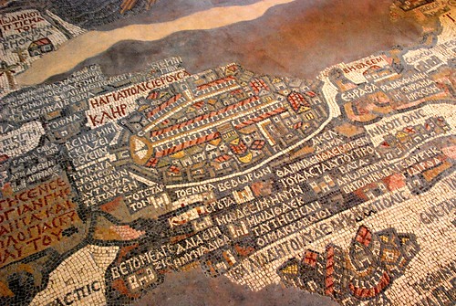 mosaic map of the holy land, madaba