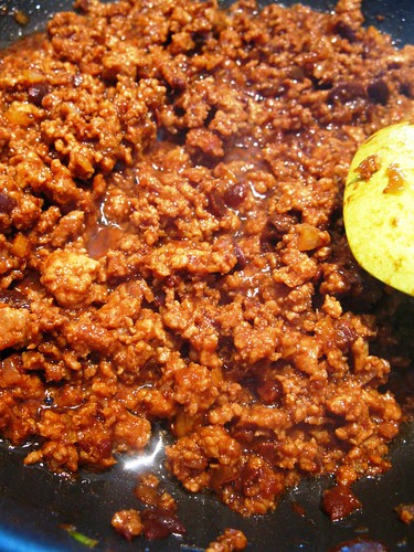 Mincec meat with bean sauce