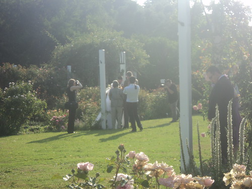 a couple's wedding means crossing a threshold, through ceremony!