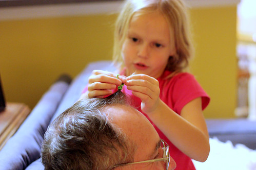 Grandpa Gets His Hair Done