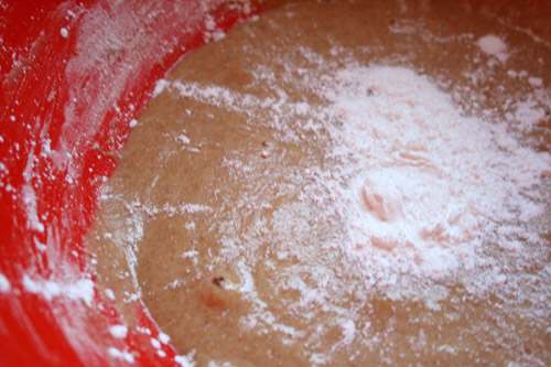 baking powder and batter