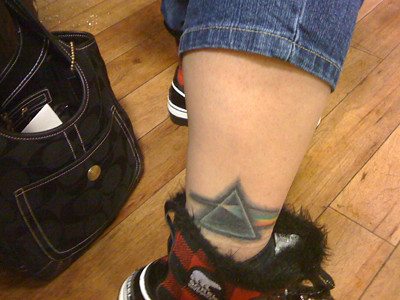 Crystal's Tattoo at our Yonkers, NY Wines That Rock Tasting at Stew 