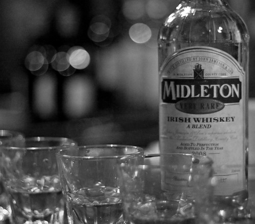 Irish whiskey tasting