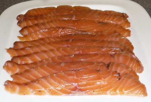 home cured salmon