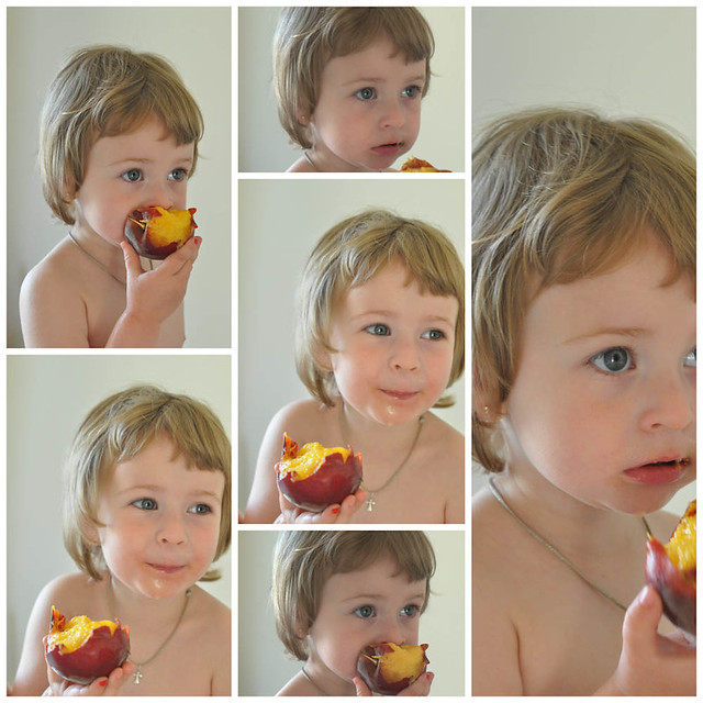 Девочка с персиком. 2011-06-08