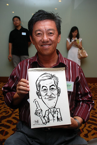 Caricature live sketching for Rheen Manufacturing Company (Singapore) Pte Ltd  - 6