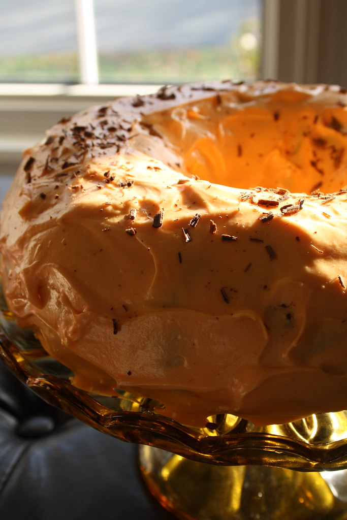 Chocolate Cake with Orange Frosting