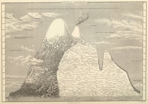Humboldt's Distribution of Plants in Equinoctial America, 1854