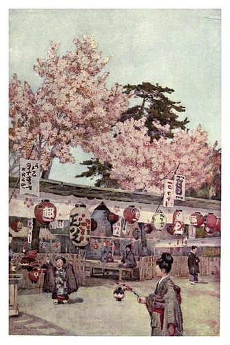 017- La fiesta de la flor del cerezo-The flowers and gardens of Japan (1908)-  Ella Du Cane