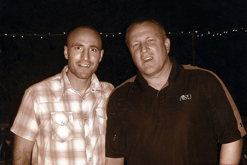Pat Murphy with Kevin Tillman