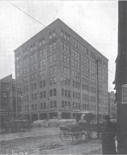 The Columbia Building under construction