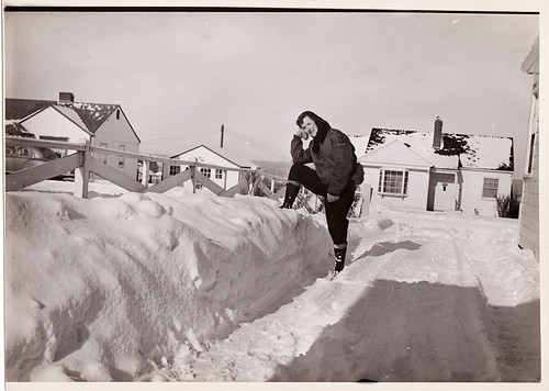 Snow, Portland, Jan 1954
