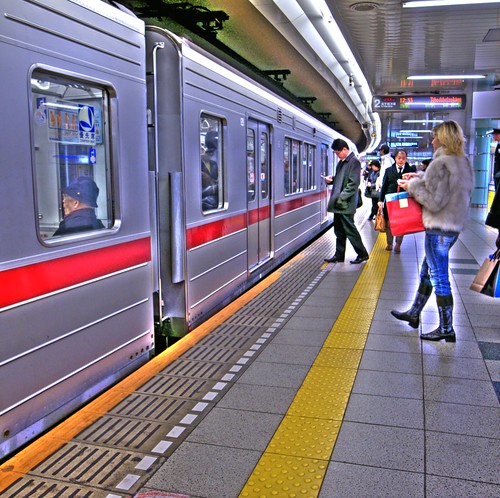 Hibiya Line at Roppongi Station
