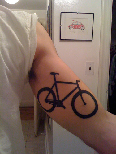 Bike tattoo by rdrey. From rdrey