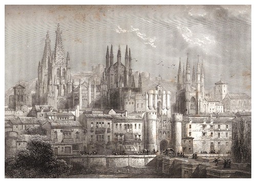 006-Burgos-Voyage pittoresque en Espagne et en Portugal 1852- Emile Bégin